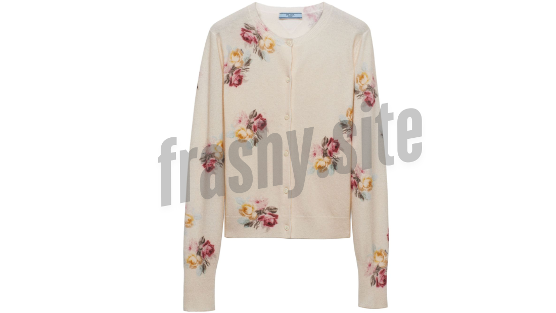 PRADA Printed Wool Cardigan